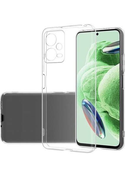 Xiaomi Redmi Note 12 4g Uyumlu Kılıf Zebana Şeffaf Soft Silikon Kılıf Şeffaf