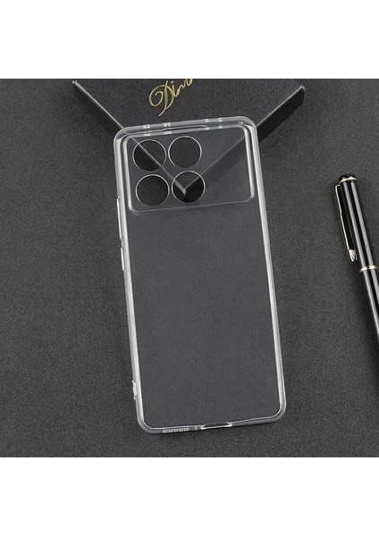 Xiaomi Poco X6 Pro 5g Uyumlu Kılıf Zebana Şeffaf Soft Silikon Kılıf Şeffaf fiyatları