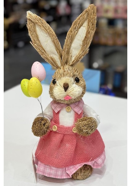 Paskalya Tavşanı Pembe 35 cm