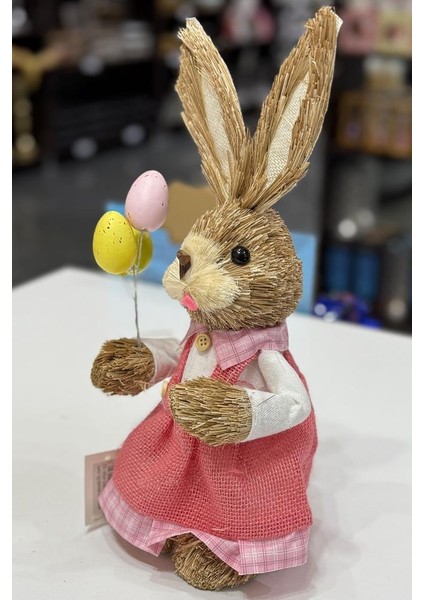 Paskalya Tavşanı Pembe 35 cm