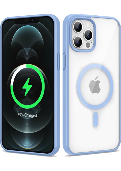 iPhone 12 Pro Max Kılıf Magsafe Wireless Şarj Özellikli Silikon Ege Kapak Kılıf