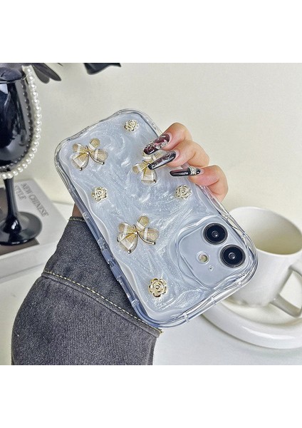 Apple iPhone 11 Uyumlu Kılıf Zebana Floral Silikon Kılıf Gold fiyatları