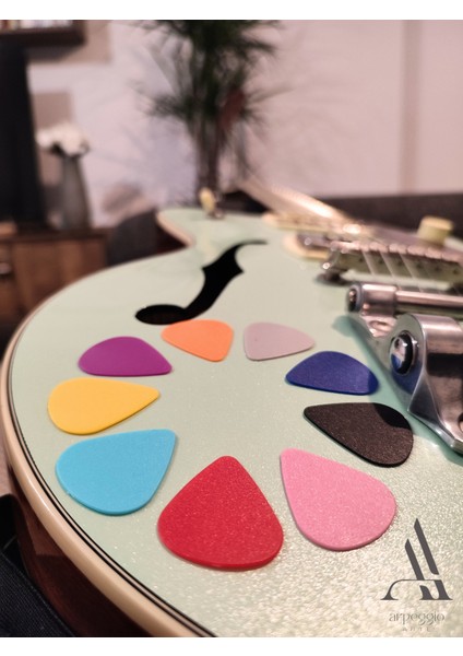 9'lu Set Mat Pena (Elektro, Akustik,klasik Gitar Penası) Ukulele Penası (0,46 0,71 0,96)