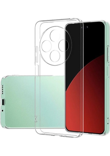 Xiaomi Redmi 14C Uyumlu Kılıf Zebana Şeffaf Soft Silikon Kılıf Şeffaf