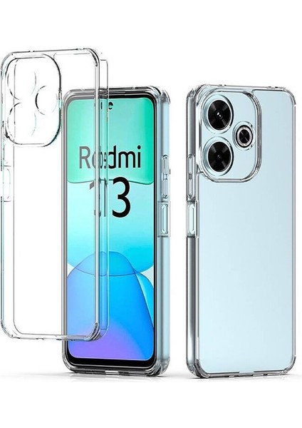 Xiaomi Redmi 13 Uyumlu Kılıf Zebana Şeffaf Soft Silikon Kılıf Şeffaf fiyatları