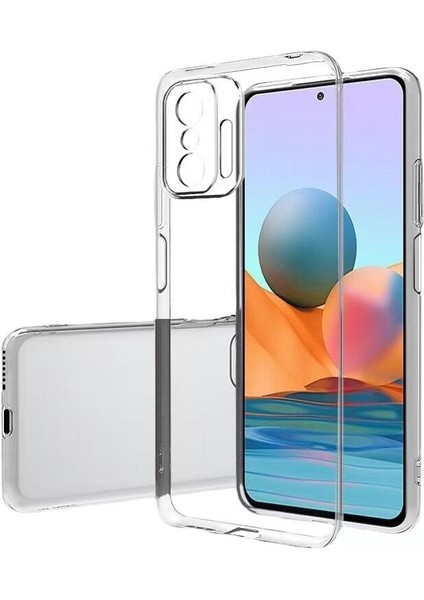 Xiaomi Mi 11T Uyumlu Kılıf Zebana Şeffaf Soft Silikon Kılıf Şeffaf