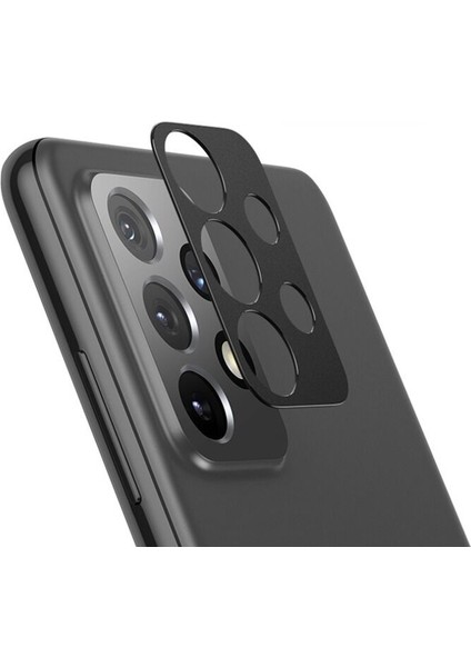 Samsung Galaxy A52 Kamera Lens Koruma Camı Siyah