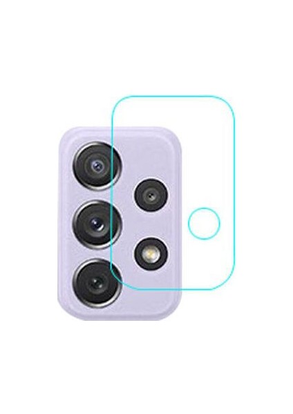Samsung Galaxy A52 Kamera Lens Koruma Camı Siyah