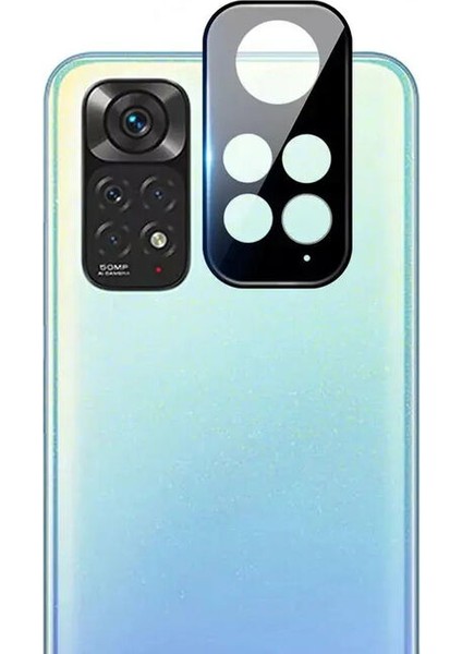Xiaomi Redmi Note 10S Kamera Lens Koruma Camı Siyah
