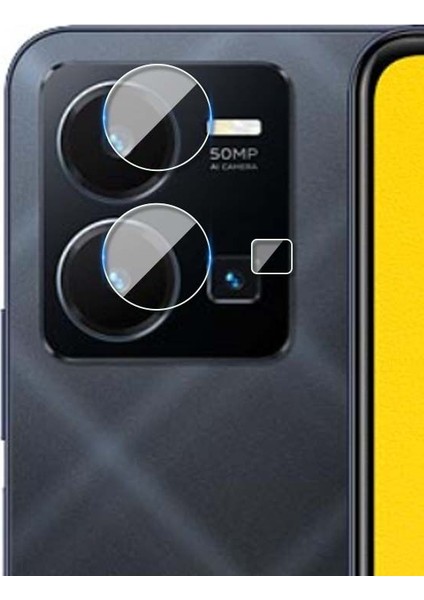 Vivo Y35 Kamera Lens Koruma Camı Siyah fiyatları