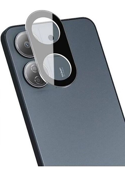 Xiaomi Poco C65 Kamera Lens Koruma Camı Siyah