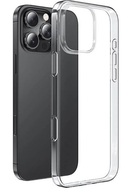 iPhone 15 Pro Max Uyumlu Kılıf Şeffaf Soft Silikon Kılıf Şeffaf