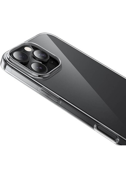 iPhone 15 Pro Max Uyumlu Kılıf Şeffaf Soft Silikon Kılıf Şeffaf