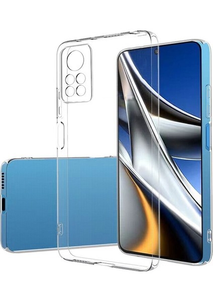 Xiaomi Redmi Note 12S Uyumlu Kılıf Zebana Şeffaf Soft Silikon Kılıf Şeffaf