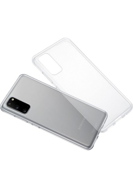 Samsung Galaxy S20 Fe Uyumlu Kılıf Zebana Şeffaf Soft Silikon Kılıf Şeffaf