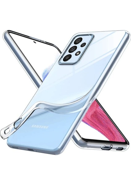 Samsung Galaxy A53 5g Uyumlu Kılıf Zebana Şeffaf Soft Silikon Kılıf Şeffaf