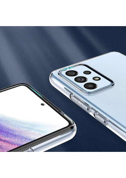 Samsung Galaxy A53 5g Uyumlu Kılıf Zebana Şeffaf Soft Silikon Kılıf Şeffaf