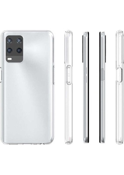 Oppo A54 Uyumlu Kılıf Zebana Şeffaf Soft Silikon Kılıf Şeffaf modelleri