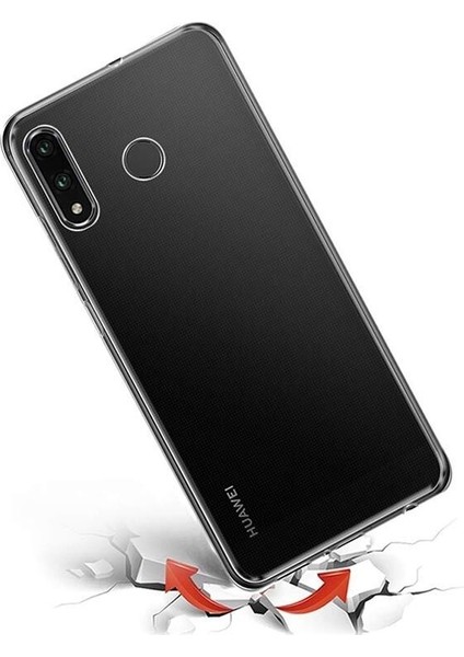Huawei P30 Lite Uyumlu Kılıf Zebana Şeffaf Soft Silikon Kılıf Şeffaf modelleri