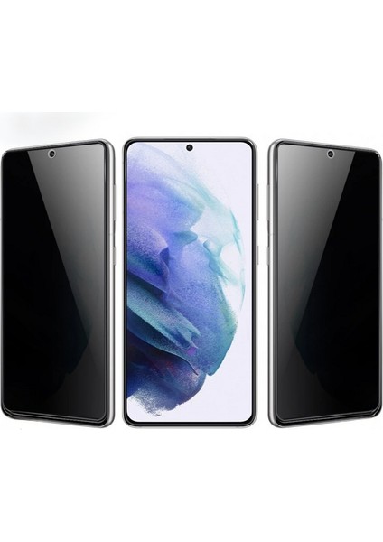 Samsung Galaxy S8 Plus Tam Kaplayan Edge Hayalet Ekran Koruyucu Siyah