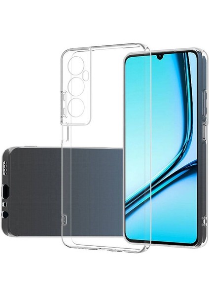 Realme C65 4g Uyumlu Kılıf Zebana Şeffaf Soft Silikon Kılıf Şeffaf