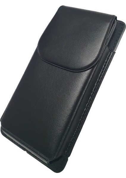 17CM Kemere Takılan Telefon Kılıfı Dik Bel Kemer Kılıfları Kapaklı Mıknatıslı 17 x 8 cm