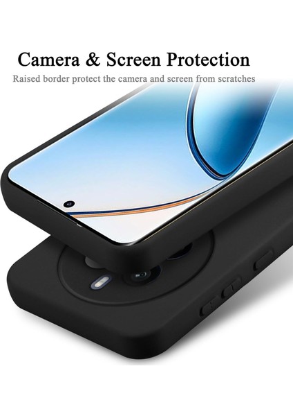 Realme 12 Kılıf Lansman Kamera Korumalı Içi Kadife Yumuşak Renkli Silikon Mat Hisli Süet Liquid
