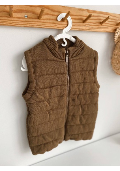 Kids Fermuarlı Dolgulu Şişme Triko Yelek fiyatları