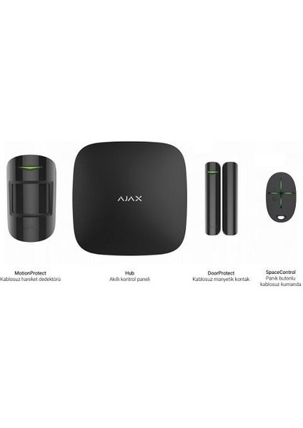 Starter Hub Kit Plus Kablosuz Alarm Seti Keypad Yok Set