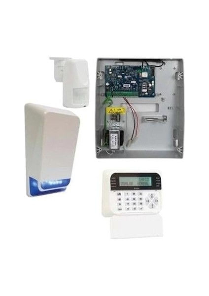 TSP-5334LCD Ethernet/network Kablolu Alarm Seti (Aküsüz)