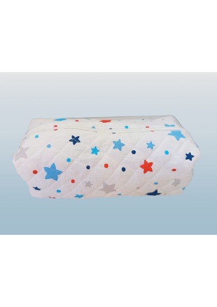 Yıldız Desen Pamuklu Kumaş Makyaj Çantası 27 x 12 x 8 cm SYG-YLDZ01 fiyatları