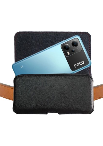 Poco X5 - X5 Pro Kemer Kılıfı Bele Takılan Kemer Kılıf