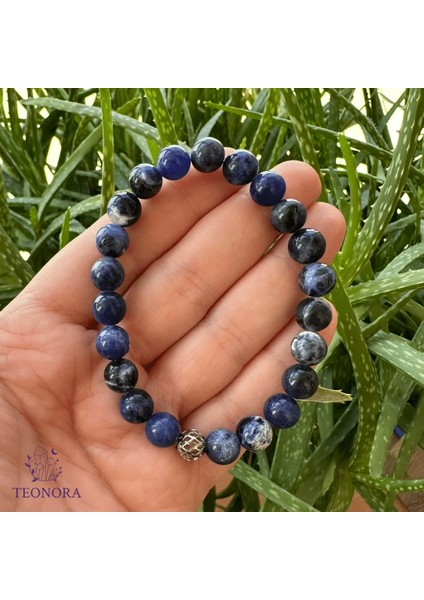 Sodalit Taşlı Bileklik (8mm)