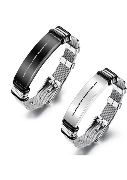 Sonsuza Dek Seni Seviyorum Mors Alfabesi Kodlu Unisex Örgü • Işıklı Kutuda Sevgiliye,eşe Hediye Bileklik fiyatları