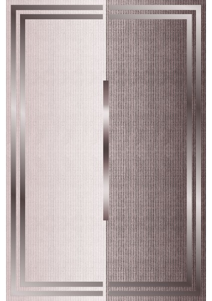 Modern Kaymaz Taban Halı Şık Salon Mutfak Koridor Halısı Pembe 4032