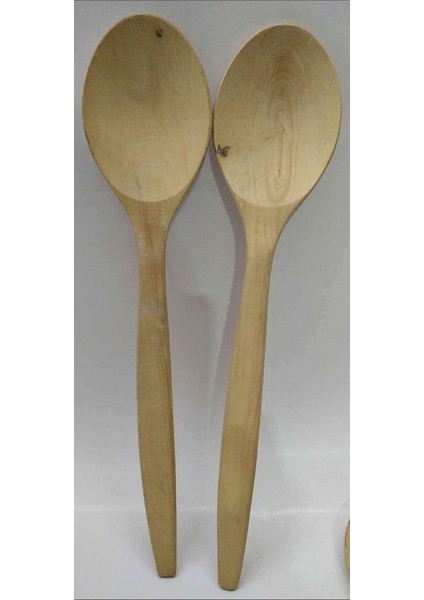 Ahşap Büyük Boy Şimşir Kaşık 37 cm El Yapımı B-4