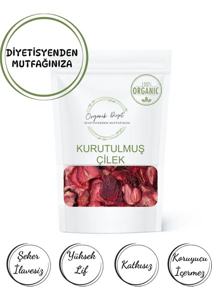 Kurutulmuş Çilek (Şeker İlavesiz)