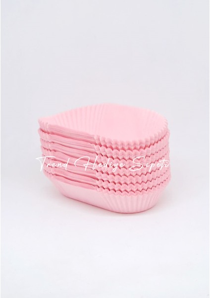 200 Adet Büyük Boy Pembe Muffin, Cupcake, Kek Kalıbı, 8.5x4 cm fiyatları