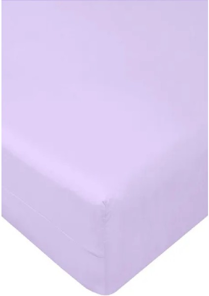 Jersey Penye Pamuklu 100 x 200 cm Tek Kişilik Lastikli Çarşaf Lila fiyatları