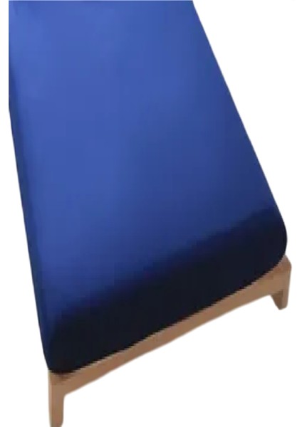 Jersey Penye Pamuklu 100 x 200 cm Tek Kişilik Lastikli Çarşaf Lacivert fırsatları