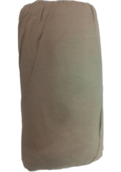 Jersey Penye Pamuklu 100 x 200 cm Tek Kişilik Lastikli Çarşaf Açık Kahve fırsatları
