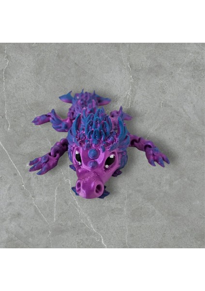 3D Neşeli Dragon Figür