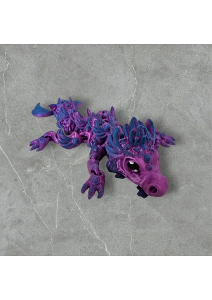 3D Neşeli Dragon Figür