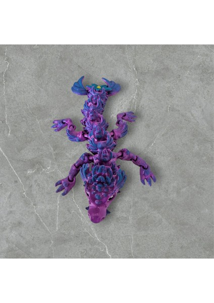 3D Neşeli Dragon Figür