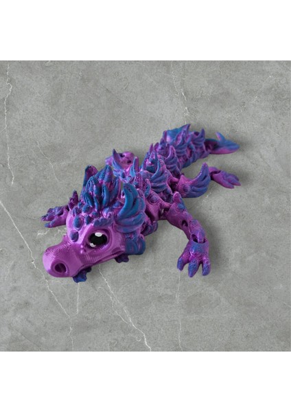 3D Neşeli Dragon Figür
