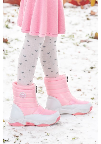 Sumo Fermuarlı Kız Çocuk Kar Botu