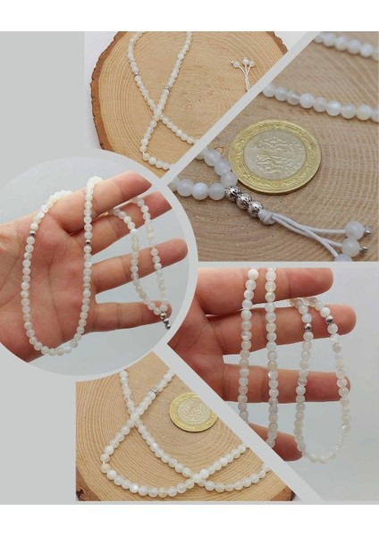 Ay Taşı 99LUK Tesbih 4mm (17230)