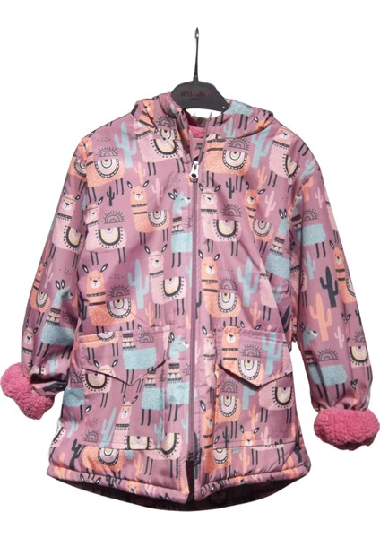 Lama Desenli Bel Lastikli Mont