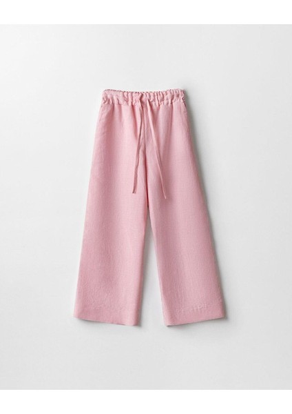 Kız Çocuk Keten Viskon Bluz Ispanyol Pantolon Alt-Üst Takım fiyatları