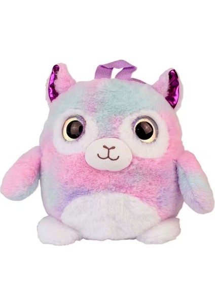 Çocuklar Için Sevimli Peluş Sırt Çantası 25 cm (3-6 Yaş)